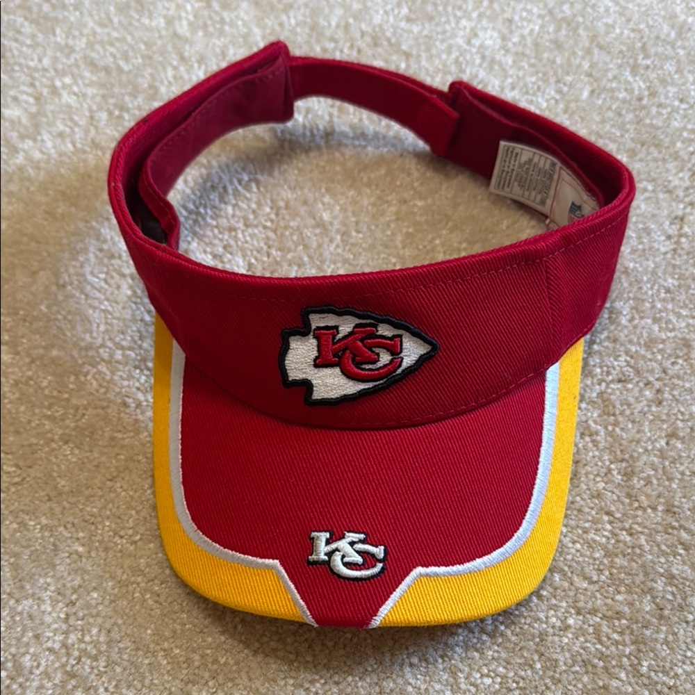 NFL Red and Yellow Chiefs Visor